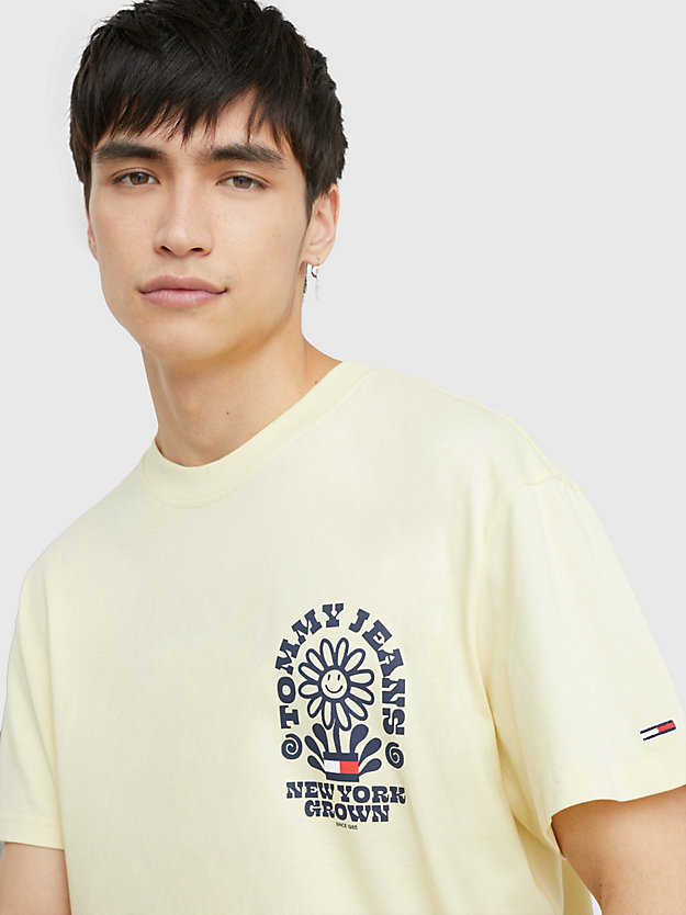 LEMON ZEST Homegrown Logo Plant Relaxed Fit T-Shirt for men TOMMY JEANS