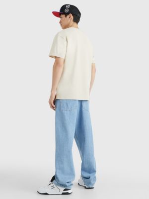 Badge Classic Fit TShirt BEIGE Tommy Hilfiger