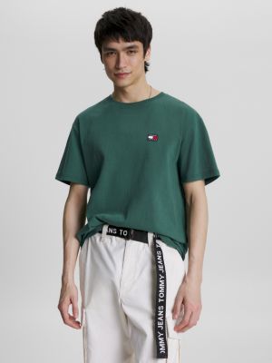 Badge Classic Fit T-Shirt | Green | Tommy Hilfiger