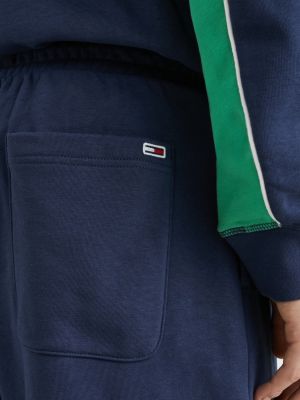 TWILIGHT NAVY / COASTAL GREEN Stripe Relaxed Fit Joggers for men TOMMY JEANS