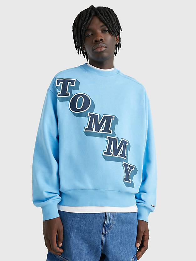 SKYSAIL College Boxy Fit Sweatshirt for men TOMMY JEANS