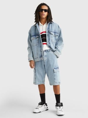 Aiden Baggy Denim Cargo Shorts DENIM Tommy Hilfiger