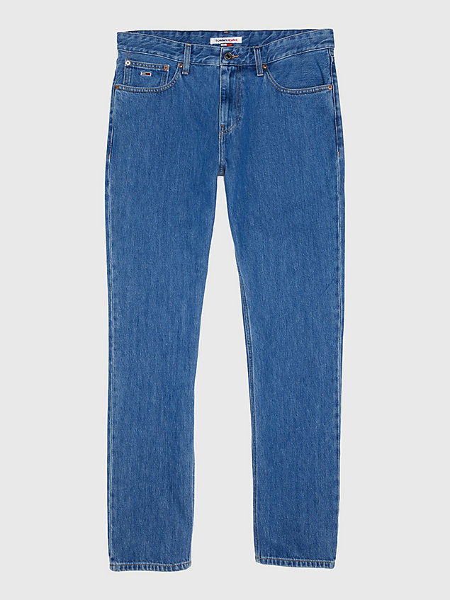 denim ryan relaxed straight jeans voor heren - tommy jeans