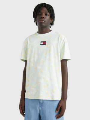 Pastel Camo Print Classic Fit T-Shirt | GREEN | Tommy Hilfiger