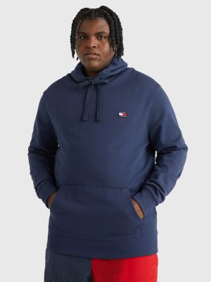 Plus Small Badge Relaxed Hoody | BLUE | Tommy Hilfiger