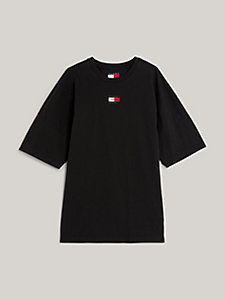 t-shirt essential à logo noir pour hommes tommy jeans