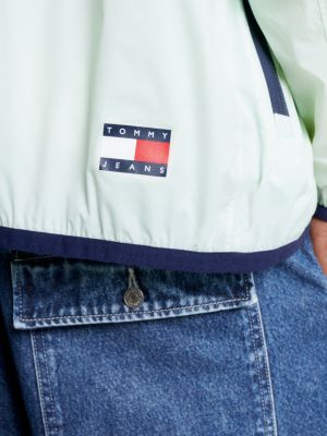 Packable Zip-Thru Green Chicago Recycled | Tommy Waterproof | Hilfiger Windbreaker