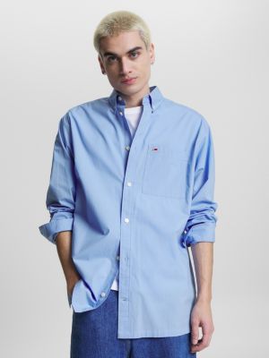 Camicia oversize in popeline