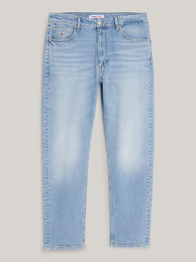 denim dad tapered regular jeans mit fade-effekt für herren - tommy jeans