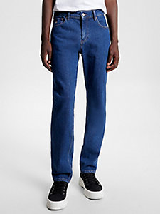 denim ryan regular jeans met rechte broekspijpen voor heren - tommy jeans