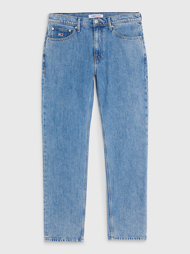 denim ethan relaxed jeans met rechte broekspijpen voor heren - tommy jeans