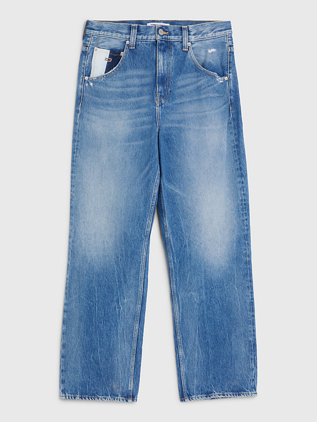 denim aiden archive baggy faded jeans for men tommy jeans