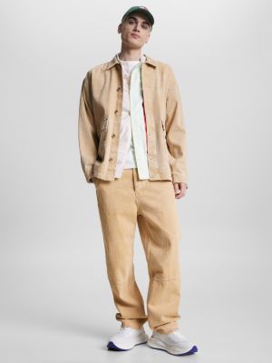 Pantalon discount baggy beige