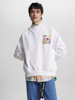 Back Graphic Boxy Fit Sweatshirt | WHITE | Tommy Hilfiger