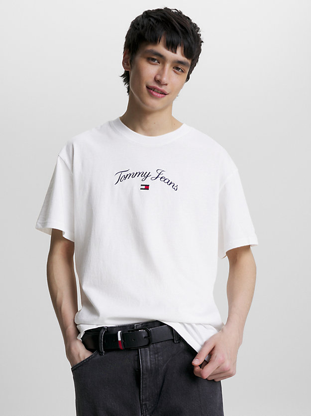 Logo Relaxed Fit T-Shirt | WHITE | Tommy Hilfiger