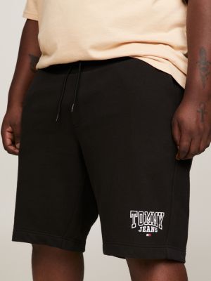 plus-logo-drawstring-terry-shorts-black-tommy-hilfiger