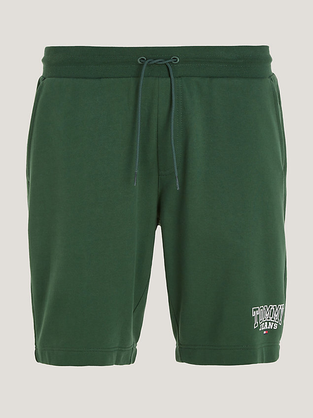 green plus terry-shorts mit tunnelzug und logo für herren - tommy jeans