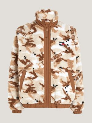 Camo on sale sherpa jacket