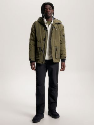 Tommy hilfiger utilitarian hooded bomber clearance jacket