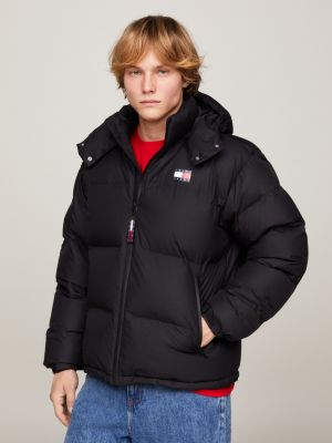 Colour-Blocked Alaska Puffer Jacket, Green