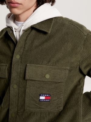 Essentials Herren Cord-Overshirt - Regular Fit | Stretch Feinrippencord