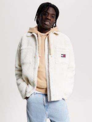 Tommy jeans sherpa store zip thru hoodie