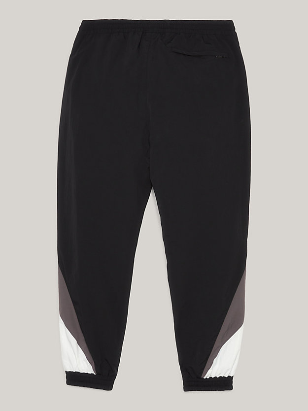 Recycled Colour-Blocked Joggers | Black | Tommy Hilfiger