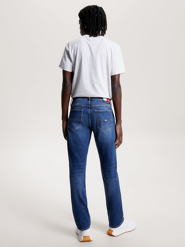 denim ryan straight jeans mit fade-effekt für herren - tommy jeans