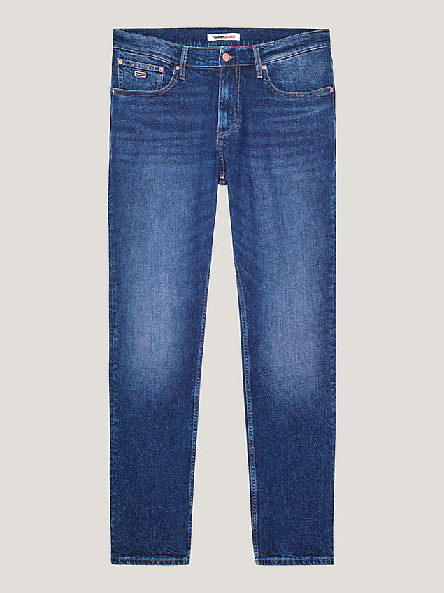 denim ryan straight jeans mit fade-effekt für herren - tommy jeans