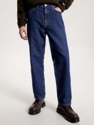 Jeans Homme Doux Pour Homme Pantalon Lâche Baggy Denim Coupe Décontractée  Simple Style Japonais Hommes