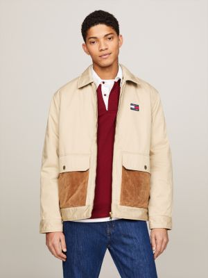 Twill jacket with pockets - Man