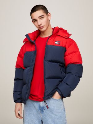 Tommy Hilfiger Jackets & Coats | Mens Size Medium Tommy Hilfiger Hooded Puffer Jacket Navy Blue - 150an273 | Color: Blue | Size: M | Osu400's