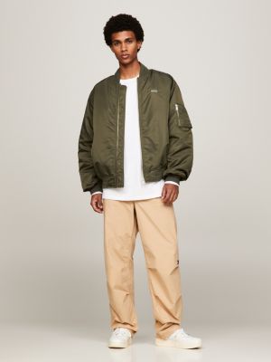 Essential Relaxed Padded Bomber Jacket | Tommy | Green Hilfiger
