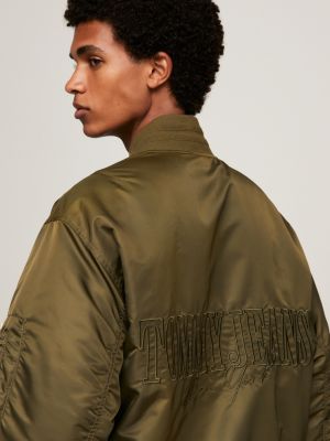 Cazadora bomber Essential acolchada, Verde