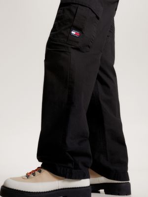 Black Pants Mens Casual Cargo Pants Working Trousers Men Pantalones