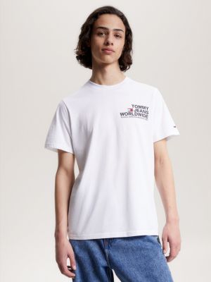 Hilfiger Monotype Patch T-Shirt | White | Tommy Hilfiger