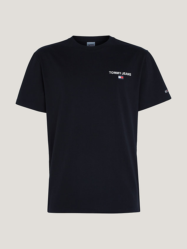 black back logo classic fit t-shirt for men tommy jeans