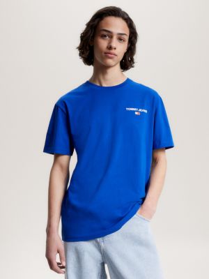 Back Logo Classic Fit T Shirt Blue Tommy Hilfiger