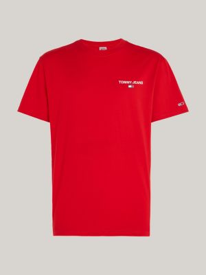 Back Logo Classic Fit T-Shirt Red | | Hilfiger Tommy