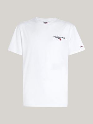 Back Logo | Hilfiger Tommy Fit White T-Shirt Classic 
