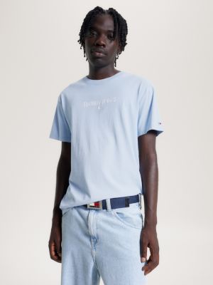 Tommy Hilfiger classic logo t-shirt in light blue