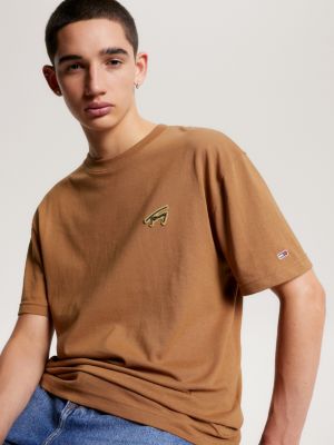 Signature Logo Classic Fit T-Shirt, Brown