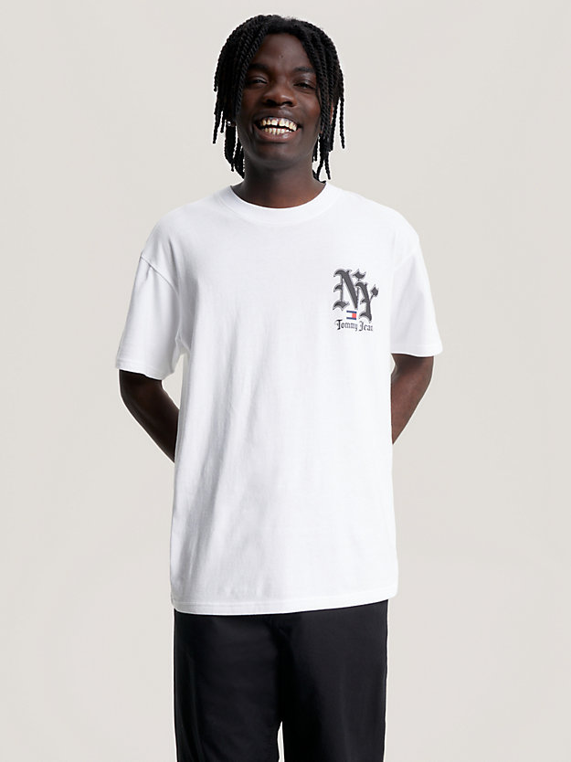 Logo | White York Fit T-Shirt Tommy | Classic New Hilfiger