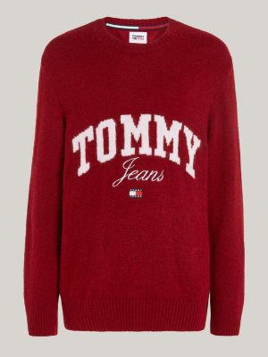 Tommy jeans shop red jumper