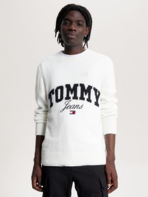 Tommy jeans shop white jumper