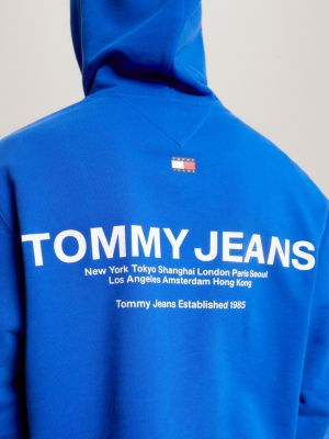 Tommy Hilfiger established logo hoodie in blue