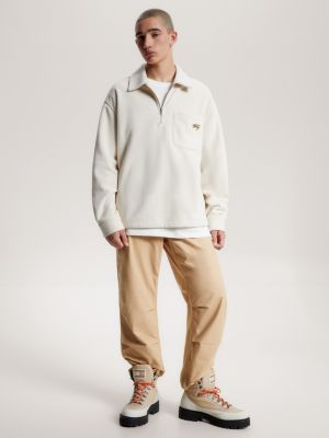 Relaxed Fit Half-zip Sweatshirt