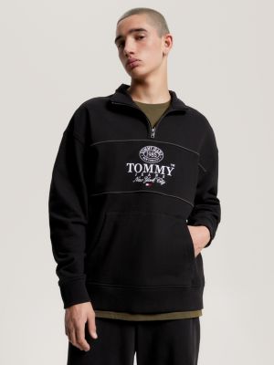 Tommy jeans clearance half zip fleece