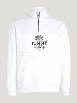 Tommy jeans half sales zip sweatshirt