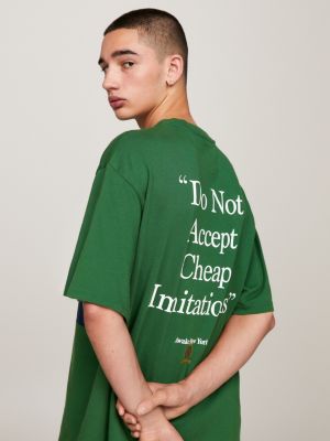 Tommy x Awake NY Back Slogan T-Shirt | Green | Tommy Hilfiger